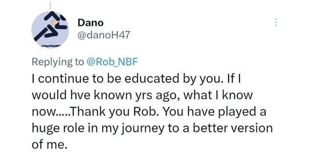 Dano: a huge part of his journey to a better version of himself