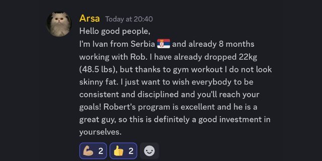 Ivan from Serbia: 22 kg down in eight months without looking skinny