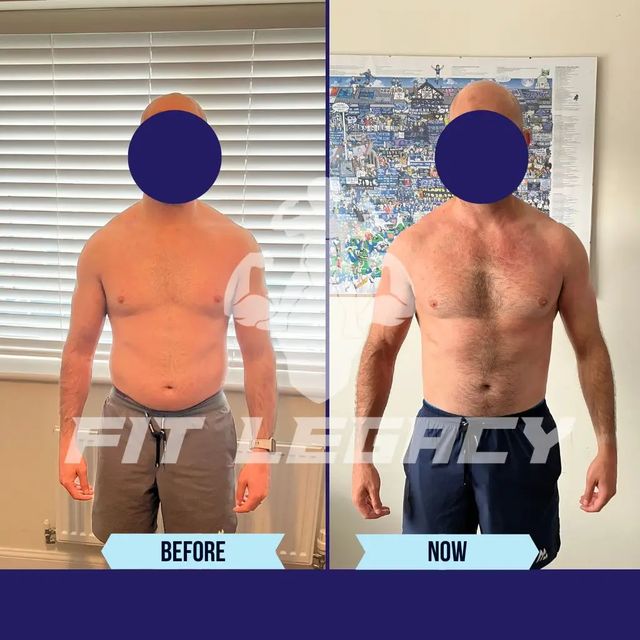 Ben, before and after