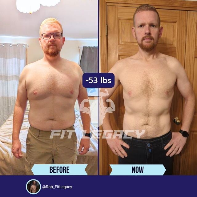 Dave, before and after