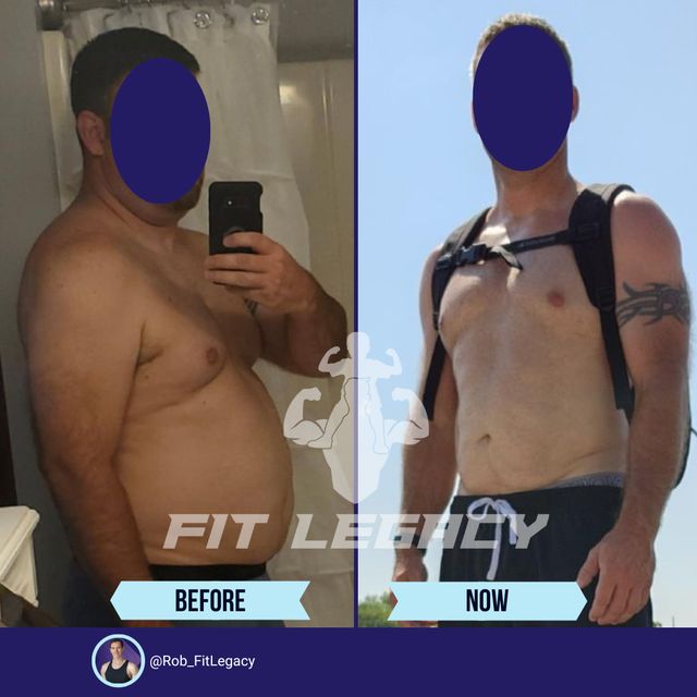 Jared, before and after