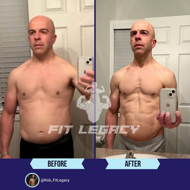 Tony, before and after
