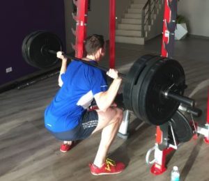 barbell back squat compound exercise