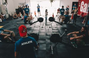 crowded gym