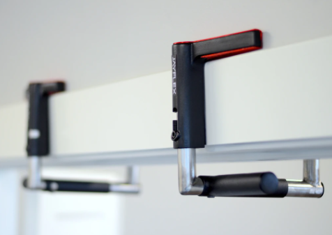 crossgrips on door frame