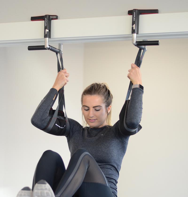 leg raises on crossgrips