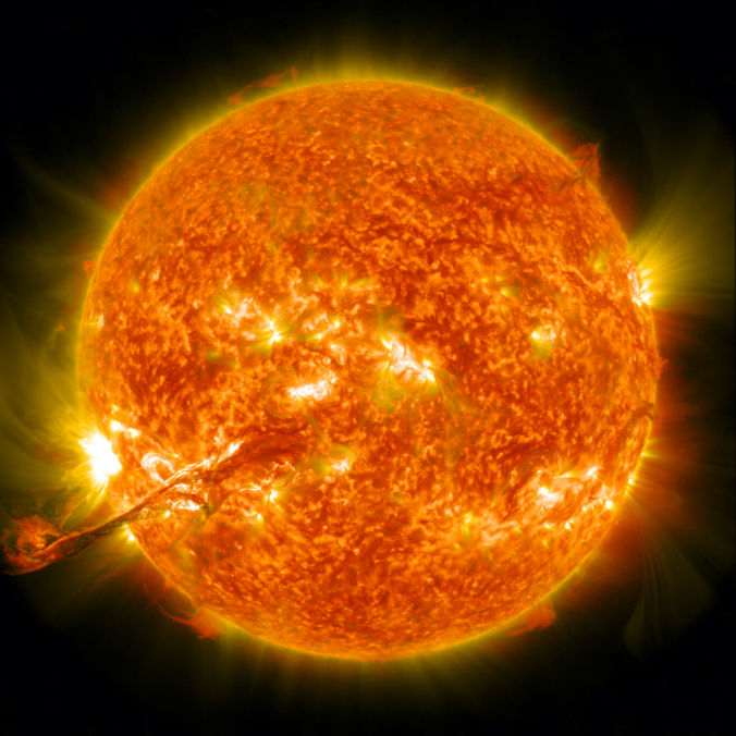the sun